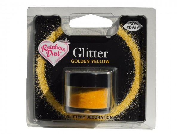 Edible Glitter - Golden Yellow - 5g RD