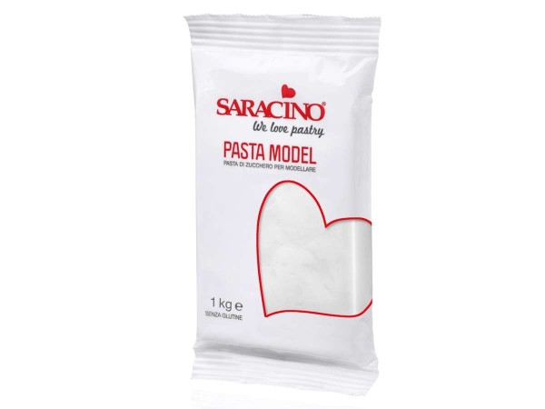 Weißer Modellierfondant Saracino Pasta Model 1kg