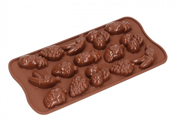 Schokoladenform Choco Fruits Silikonform