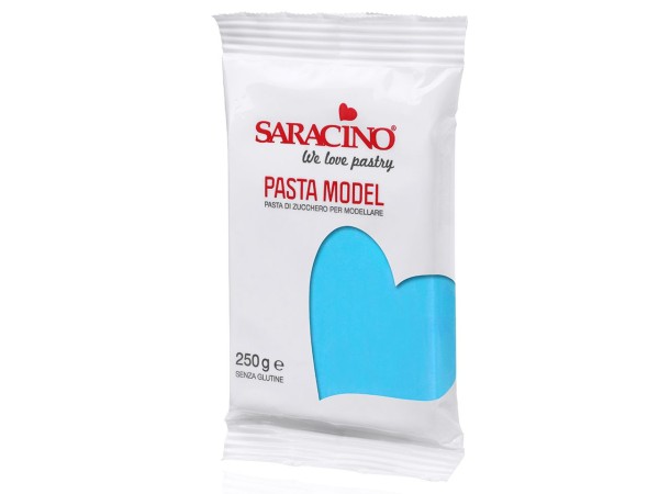 Hellblauer Modellierfondant Saracino Pasta Model - 250g