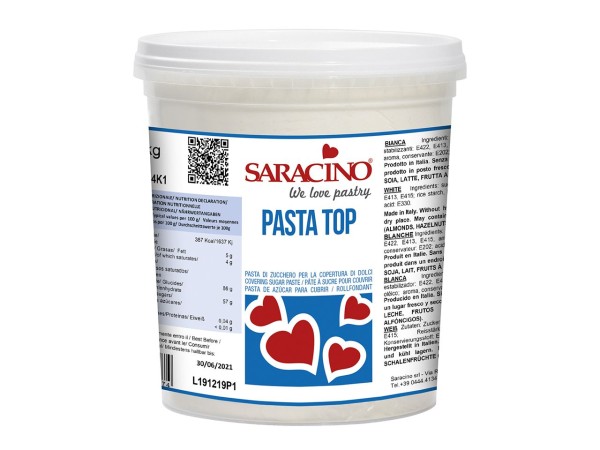 Weisser Fondant Saracino PastaTop - 1kg