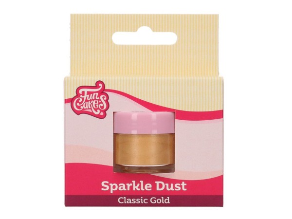 Edible FunColours Sparkle Dust - Classic Gold 2,5g