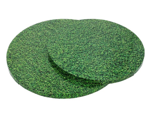Kuchenplatte 12mm Gras Rund Ø 25cm