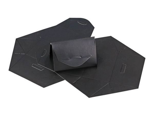 Pralinenverpackung Triangle schwarz 3er Set