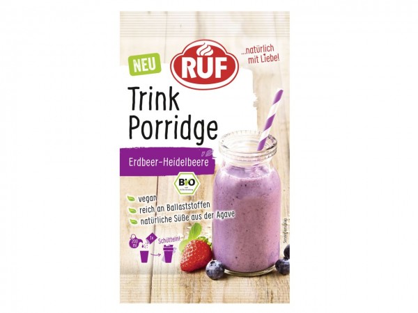 Trink Porridge Erdbeere Heidelbeere 50g