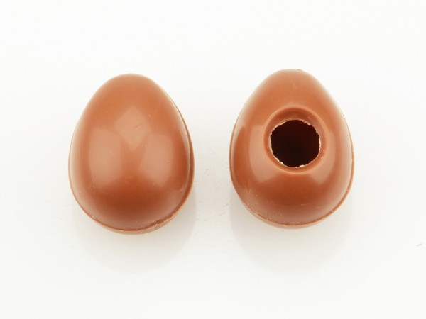 Mini Eier Hohlkörper Vollmilch - Folie je 63 Stück