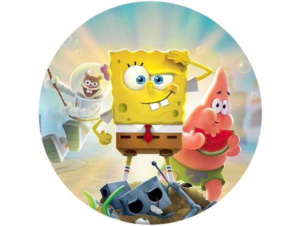 Tortenaufleger Spongebob, Patrick und Sandy rund 20cm