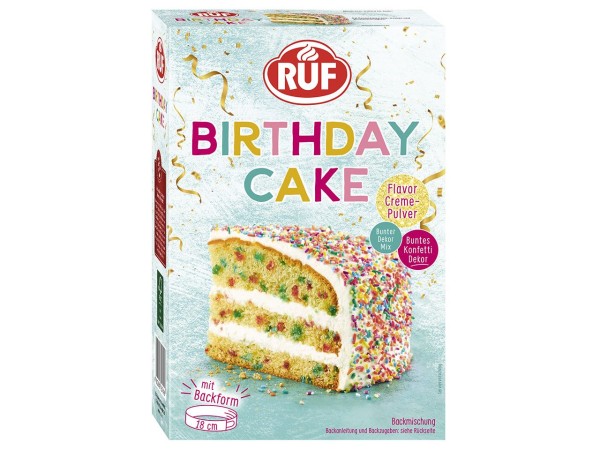 Backmischung Birthday Cake