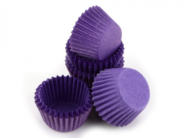 Pralinenförmchen 25mm violett 100 Stück