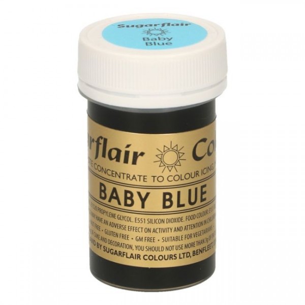 Sugarflair - Pastenfarbe - Baby Blue 25g
