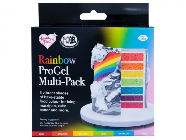 ProGel Concentrated Colour -Multipack Regenbogen 6x25g RD