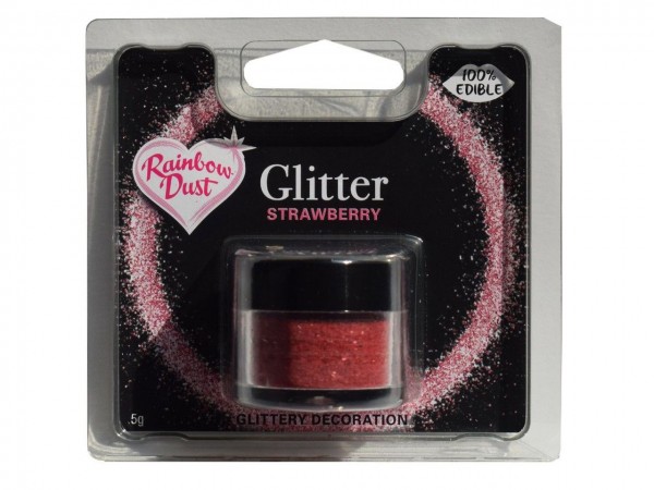 Edible Glitter - Strawberry - 5g RD