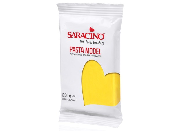 Gelber Modellierfondant Saracino Pasta Model - 250g