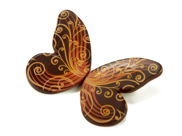Schokoladen-Schmetterlinge Zartbitter 1 Folie