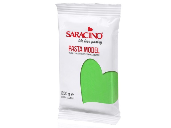 Hellgrüner Modellierfondant Saracino Pasta Model - 250g