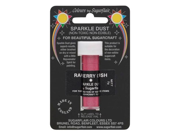 Puderfarbe Sparkle Dust Raspberry Crush 2g (nicht essbar)