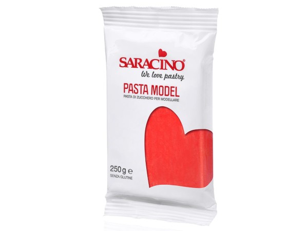 Roter Modellierfondant Saracino Pasta Model - 250g