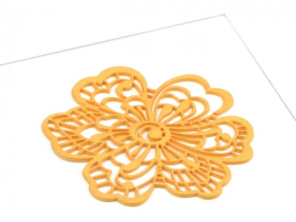 Spitzendekor Flower gold