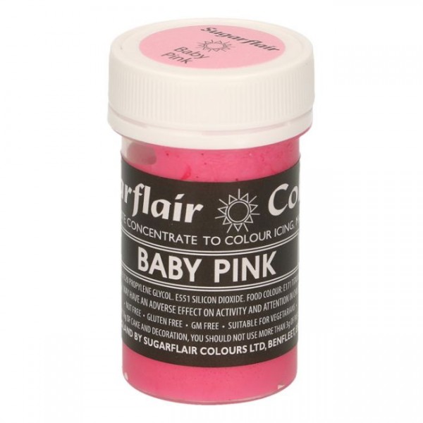 Sugarflair - Pastenfarbe Pastel - Baby Pink 25g