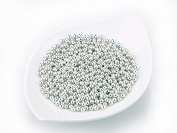 Silberperlen klein Zucker 50g