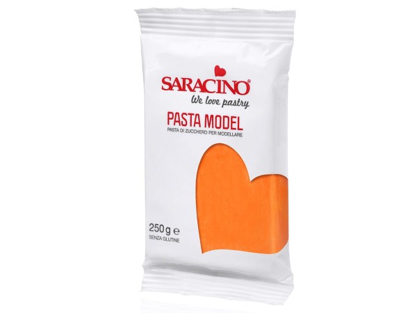 Orange Modellierfondant Saracino Pasta Model - 250g